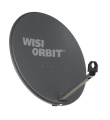 Wisi Reflector Dimension S (width 30 - 65cm) - Oa 36 H Offset-antenne Ø 60 Cm Basaltgrau - 75607